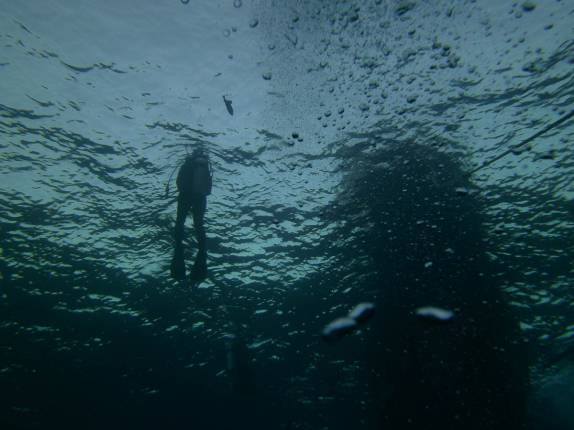 Início de mergulho em Molokini, na costa de Maui, no Havaí